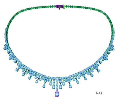 100 Necklace Sets 3DM Files