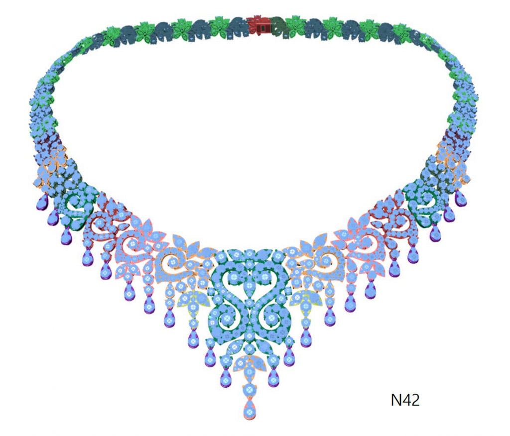 100 Necklace Sets 3DM Files