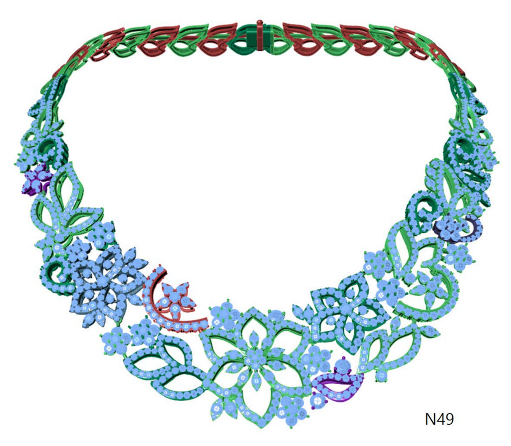 100 Necklace Sets 3DM Files