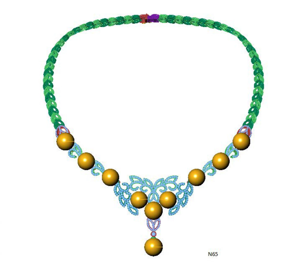 100 Necklace Sets 3DM Files