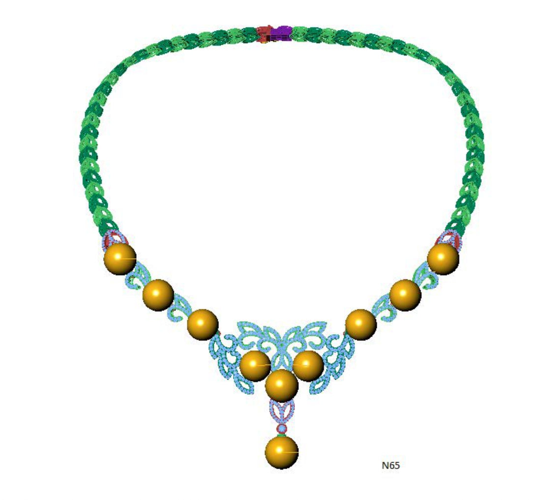 100 Necklace Sets 3DM Files