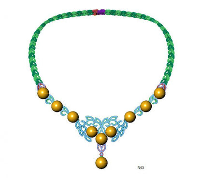 100 Necklace Sets 3DM Files