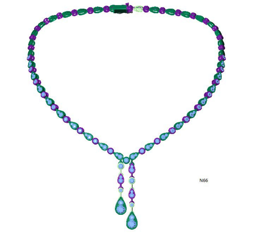 100 Necklace Sets 3DM Files