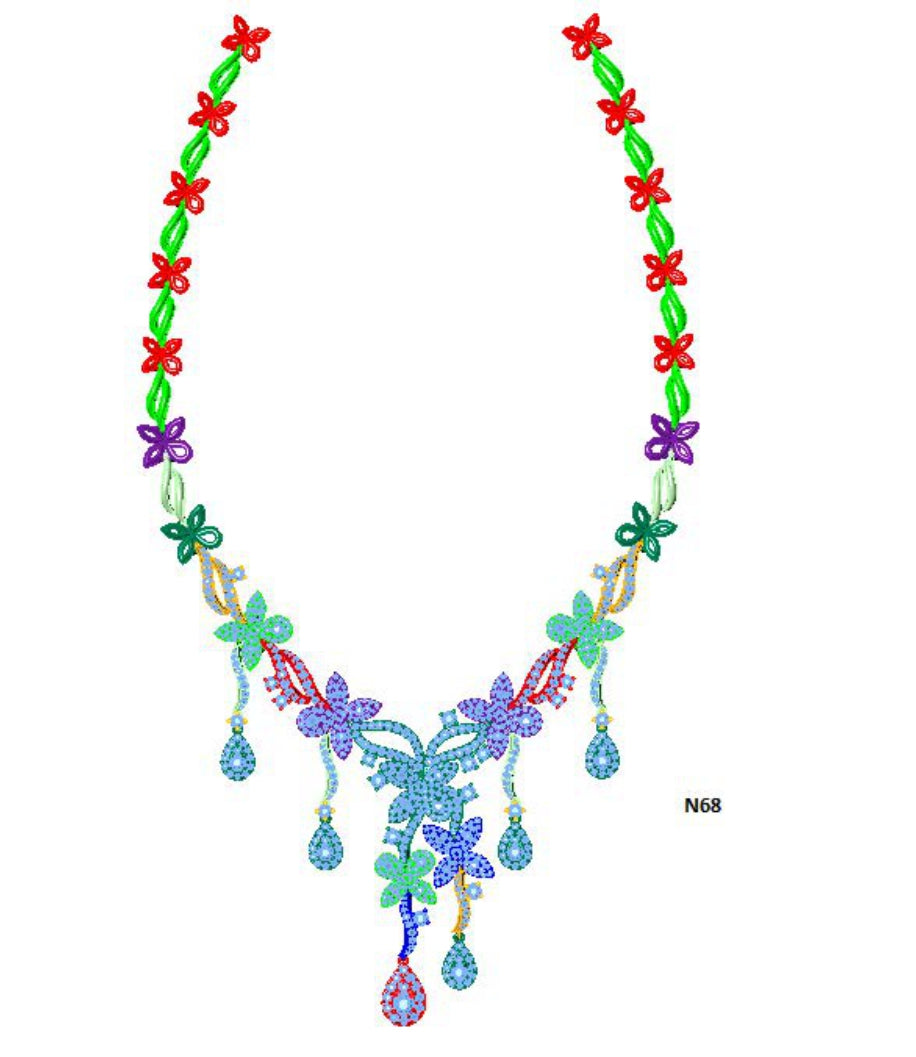100 Necklace Sets 3DM Files