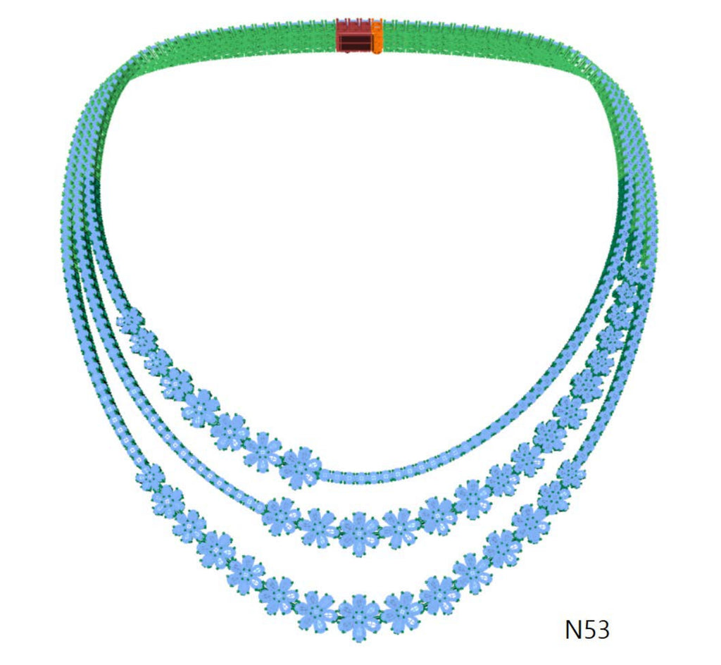 100 Necklace Sets 3DM Files
