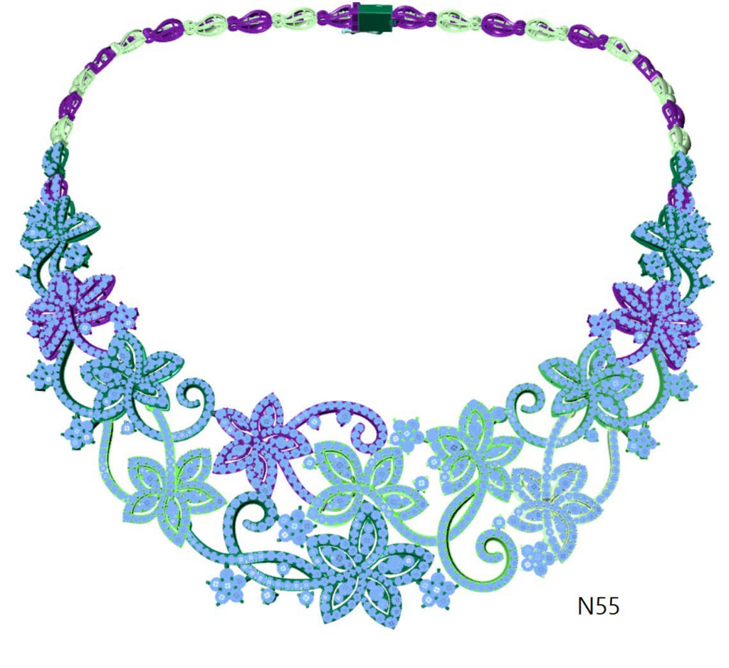 100 Necklace Sets 3DM Files
