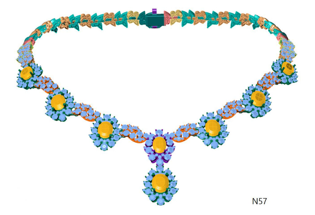 100 Necklace Sets 3DM Files