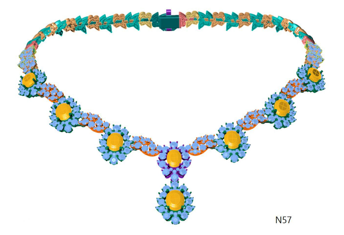 100 Necklace Sets 3DM Files