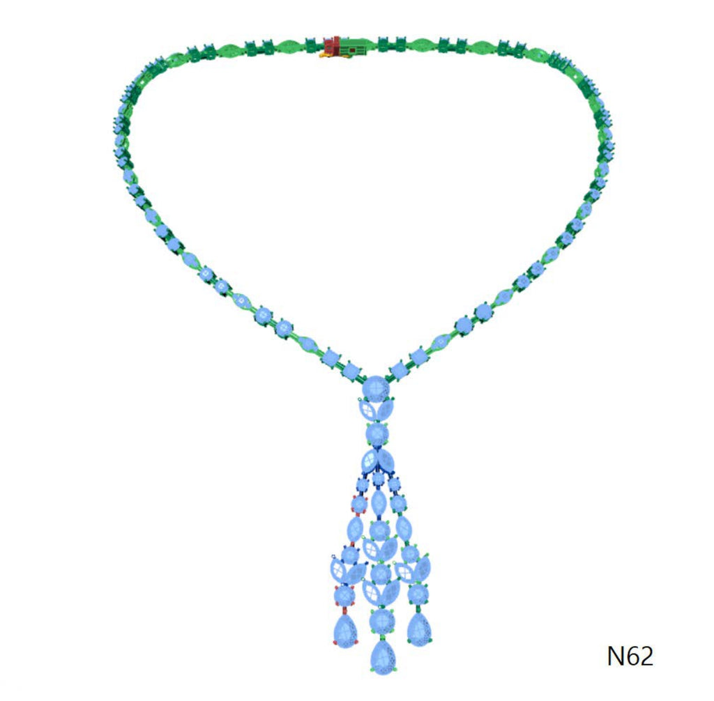 100 Necklace Sets 3DM Files