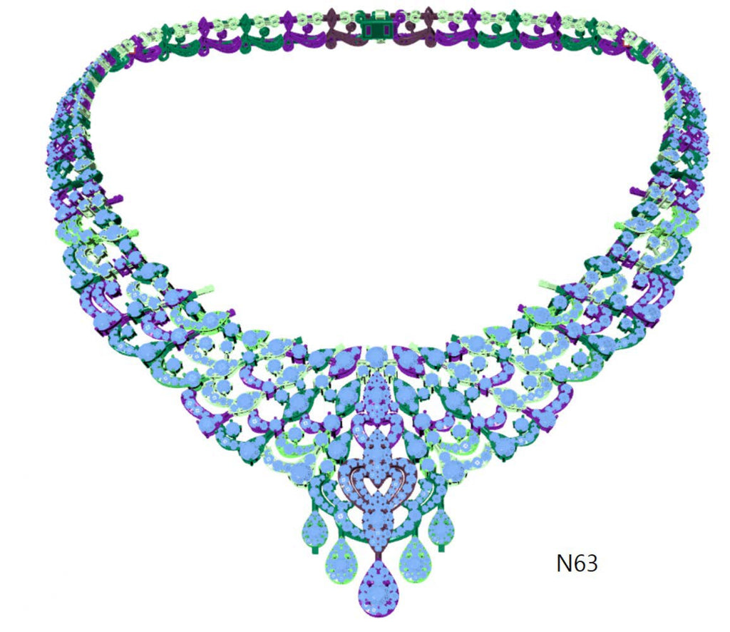 100 Necklace Sets 3DM Files