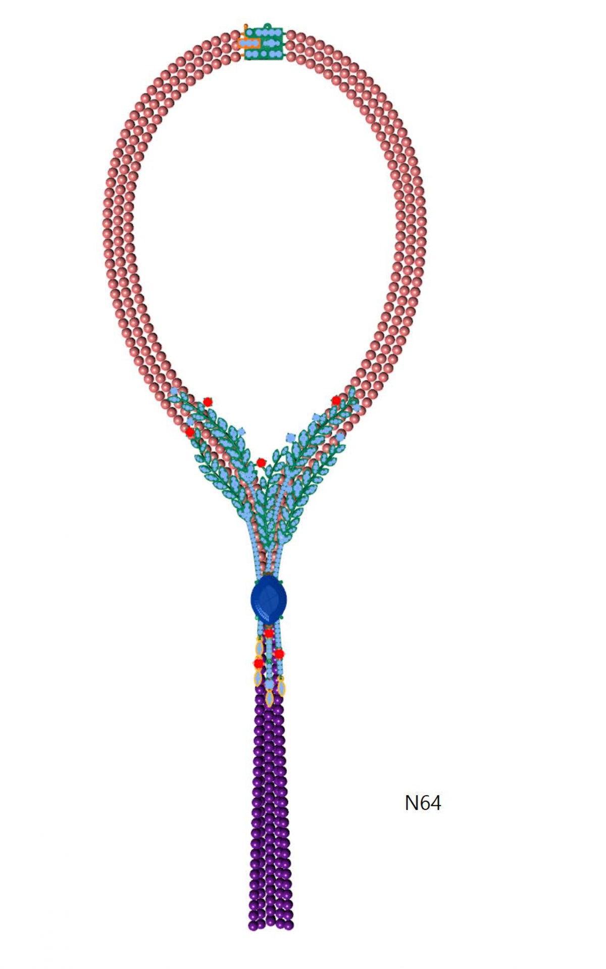 100 Necklace Sets 3DM Files