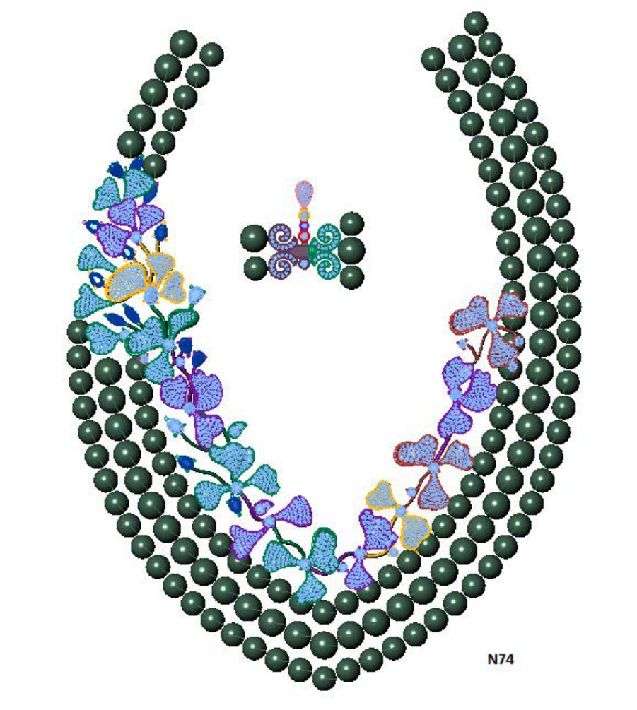 100 Necklace Sets 3DM Files