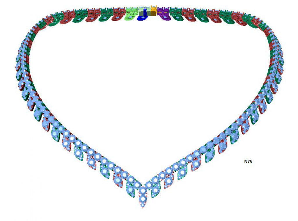 100 Necklace Sets 3DM Files