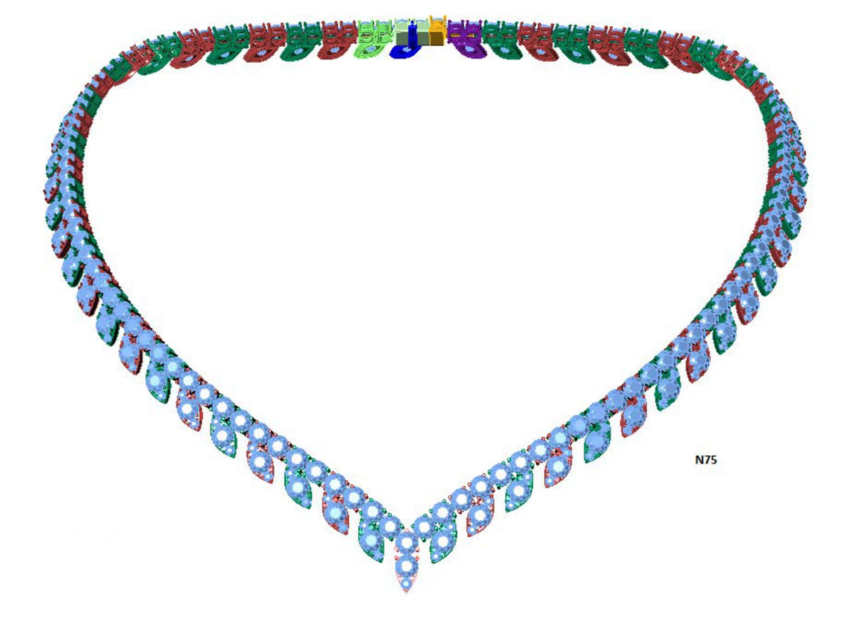 100 Necklace Sets 3DM Files