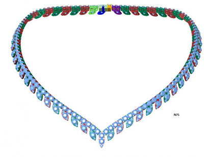 100 Necklace Sets 3DM Files