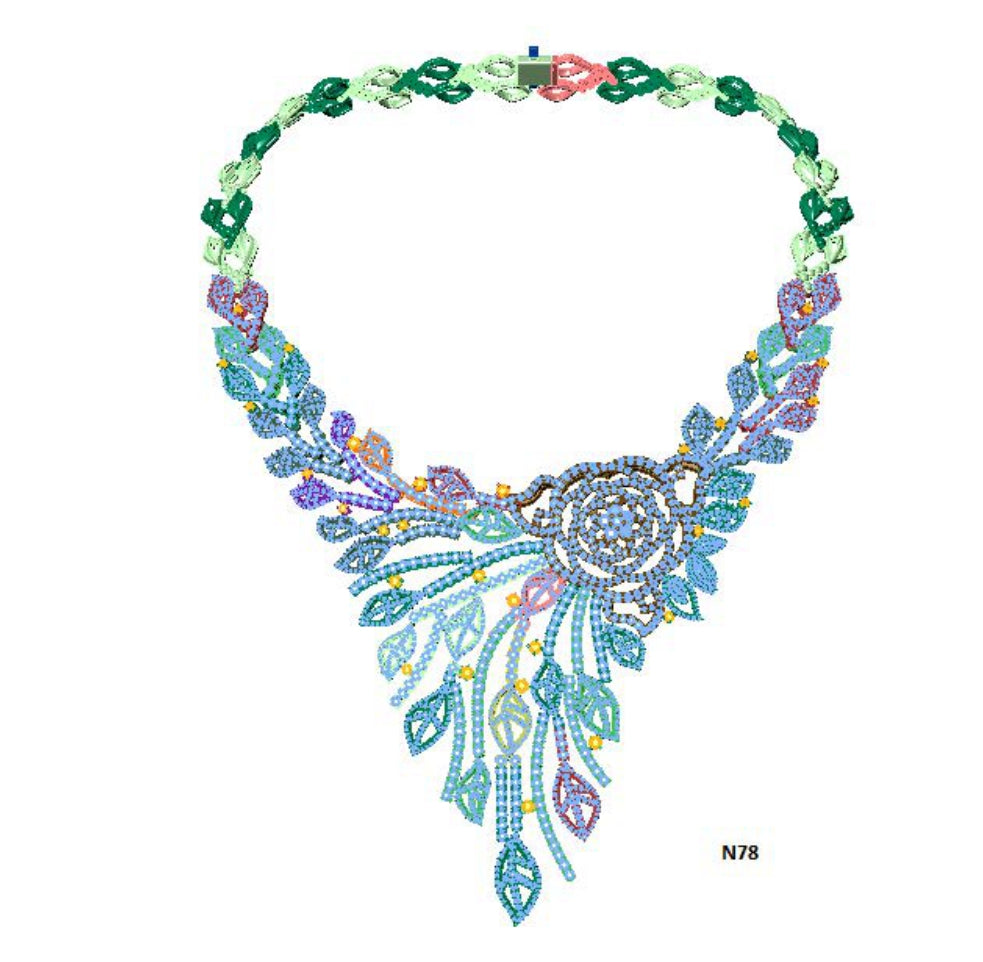 100 Necklace Sets 3DM Files