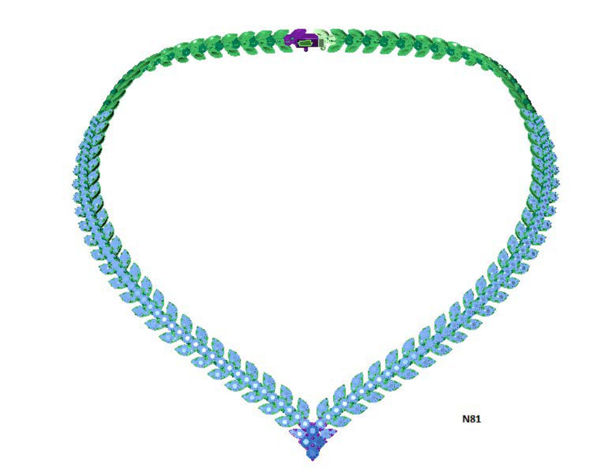 100 Necklace Sets 3DM Files