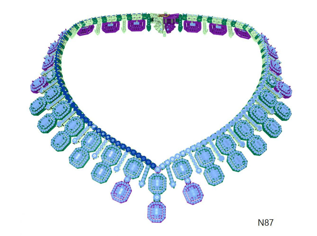 100 Necklace Sets 3DM Files