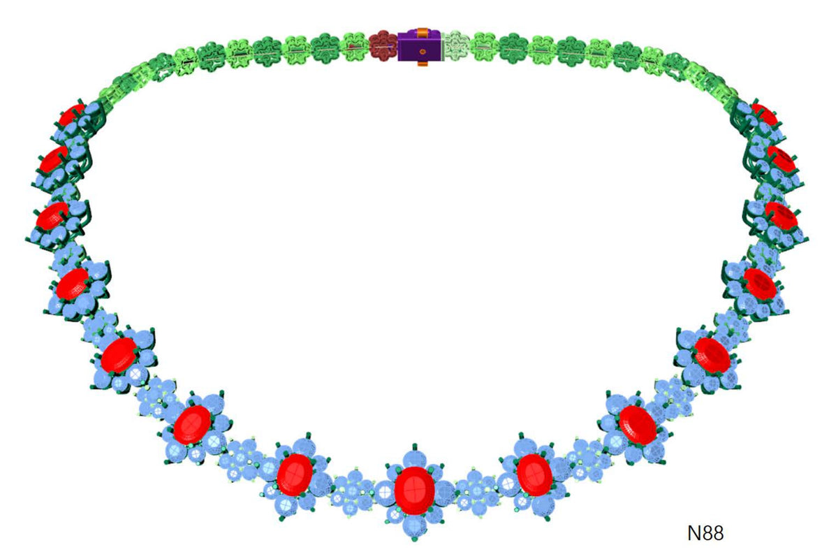 100 Necklace Sets 3DM Files
