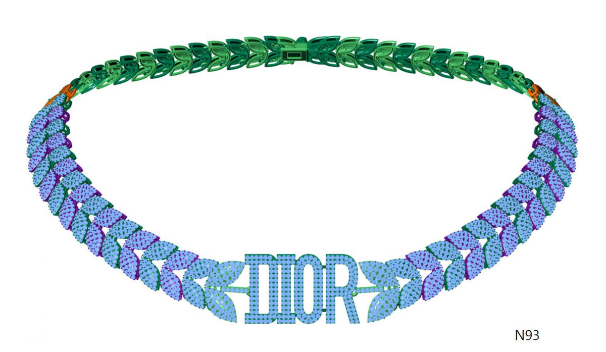 100 Necklace Sets 3DM Files