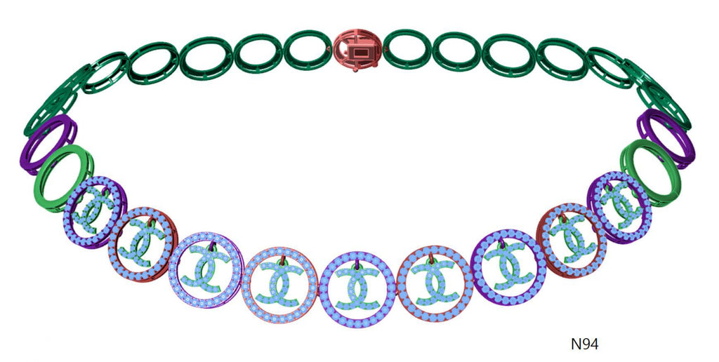 100 Necklace Sets 3DM Files