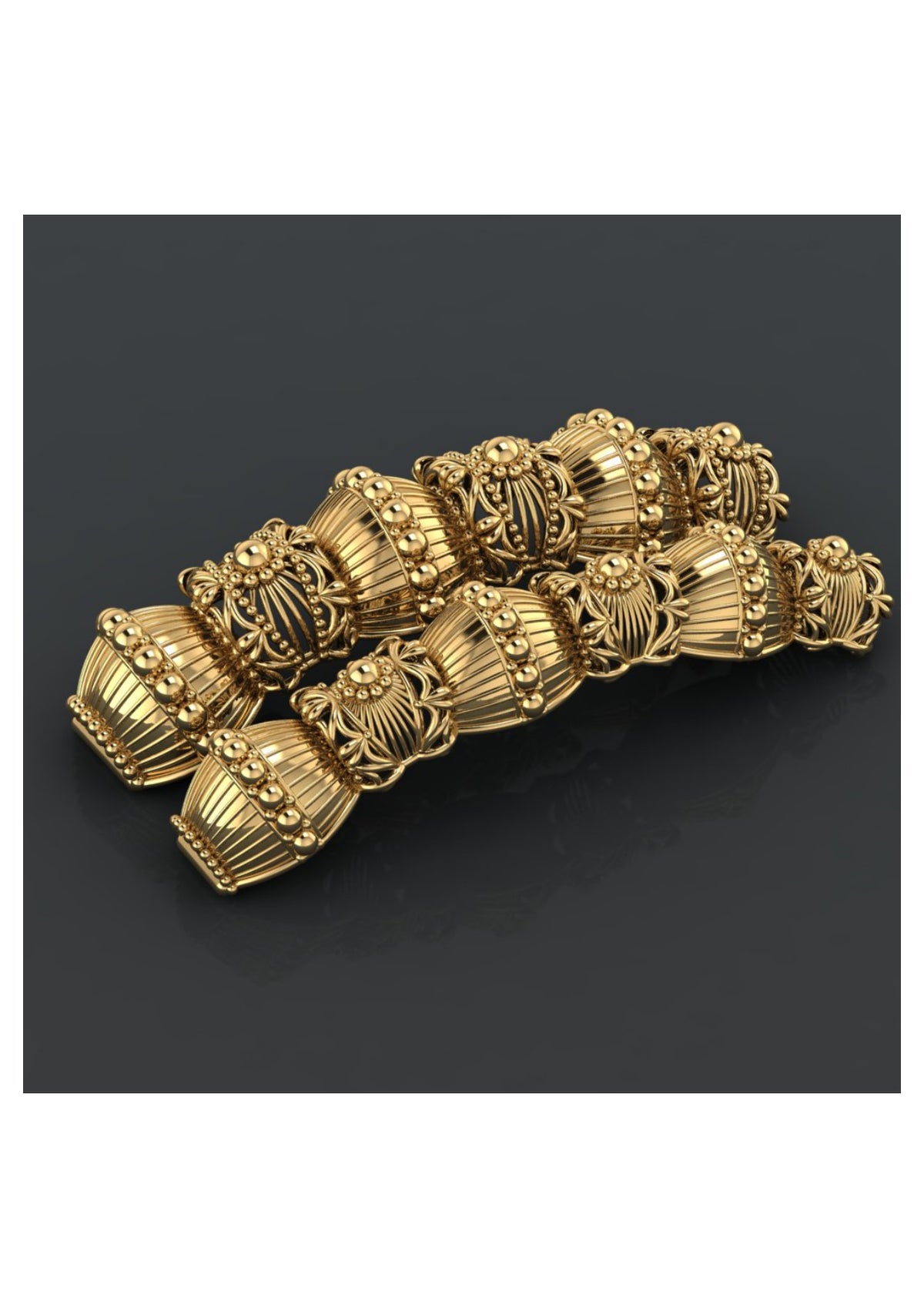 90 Bangles Sets STL & 3DM Files