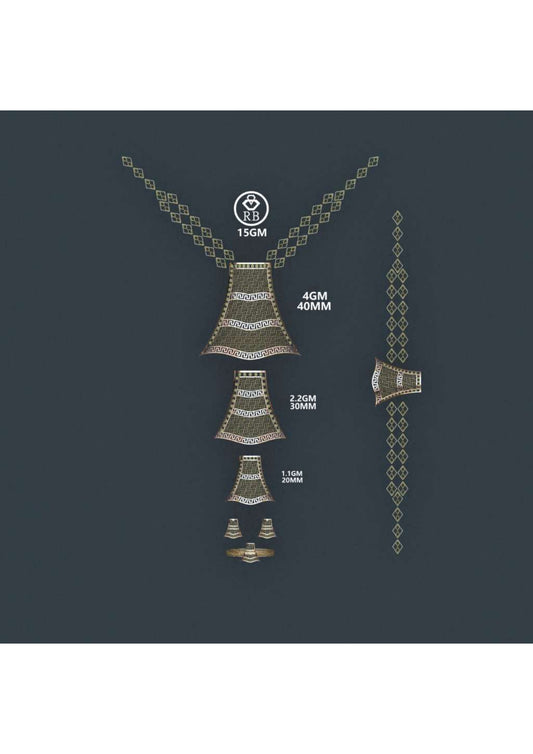 25 Turkish Complete Pendant  Sets With Bracelets STL & 3DM FIles