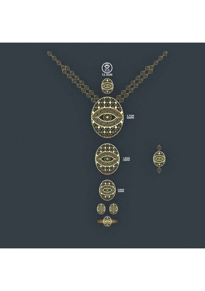 25 Turkish Complete Pendant  Sets With Bracelets STL & 3DM FIles