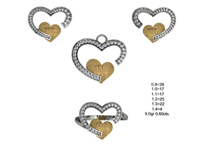 160 Pendant Sets STL & 3DM Files