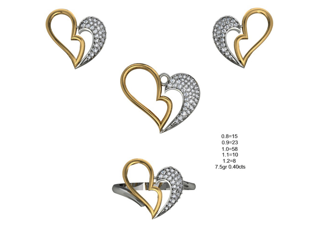 160 Pendant Sets STL & 3DM Files