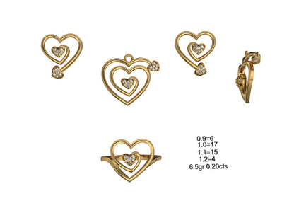 160 Pendant Sets STL & 3DM Files