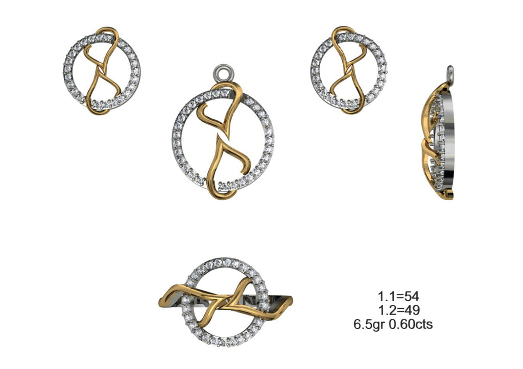 160 Pendant Sets STL & 3DM Files