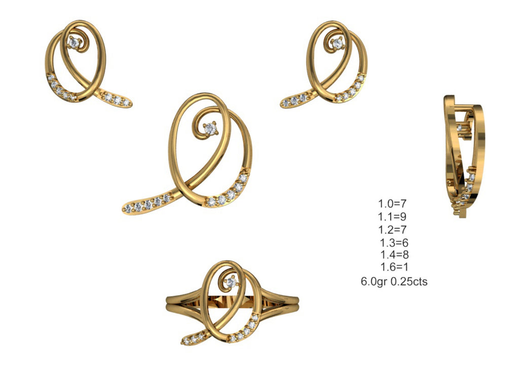 160 Pendant Sets STL & 3DM Files