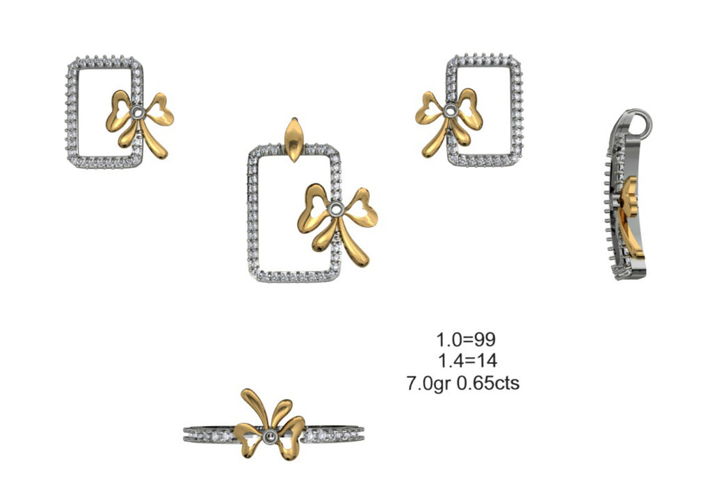 160 Pendant Sets STL & 3DM Files