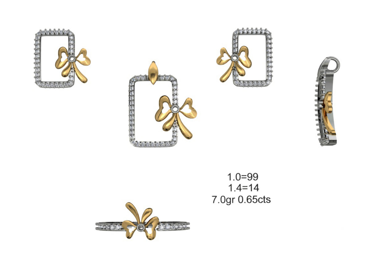 160 Pendant Sets STL & 3DM Files