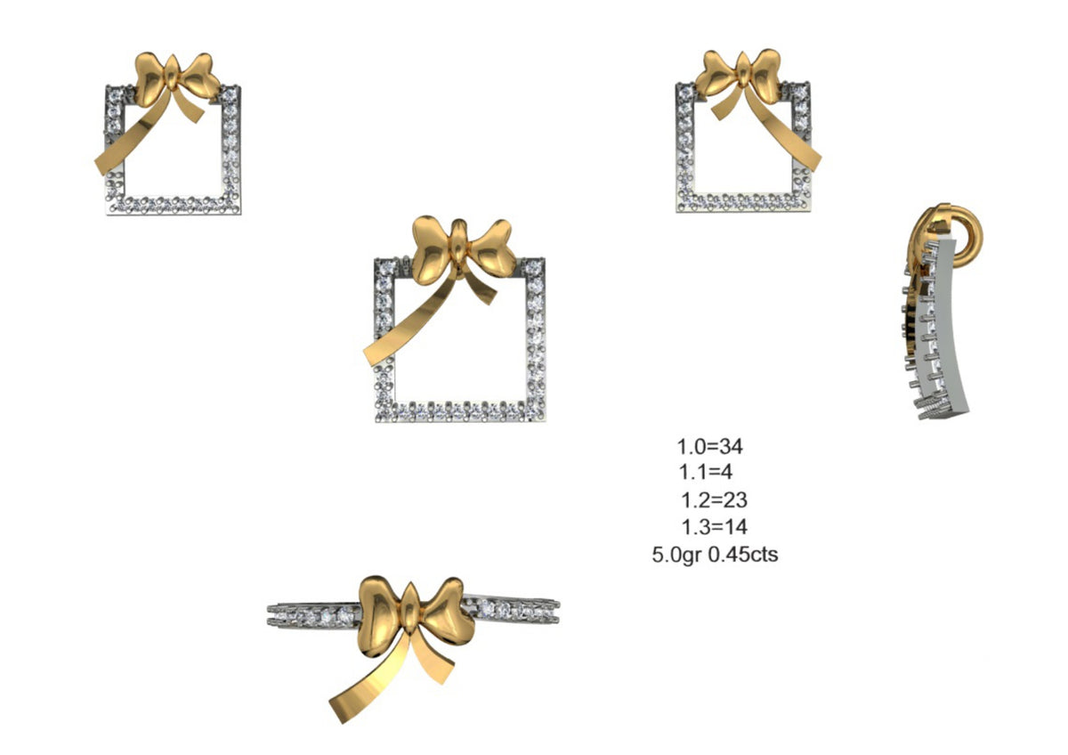 160 Pendant Sets STL & 3DM Files