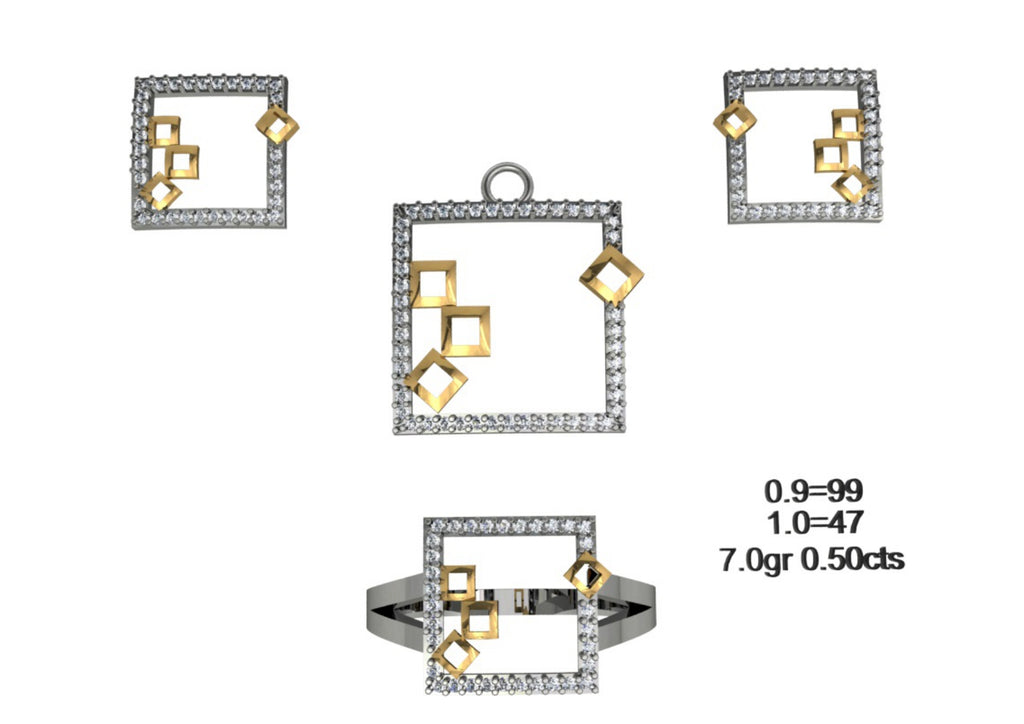 160 Pendant Sets STL & 3DM Files