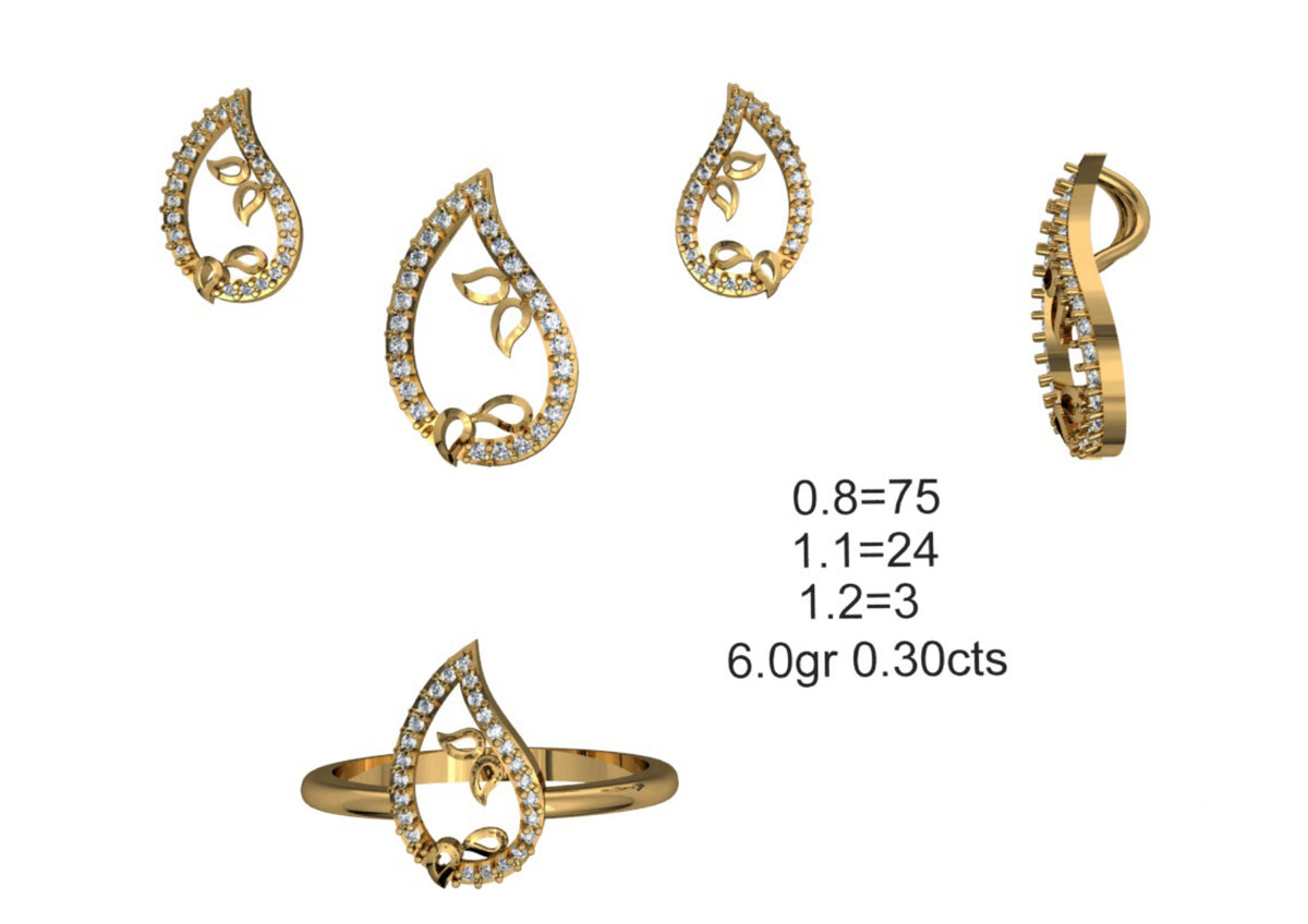 160 Pendant Sets STL & 3DM Files