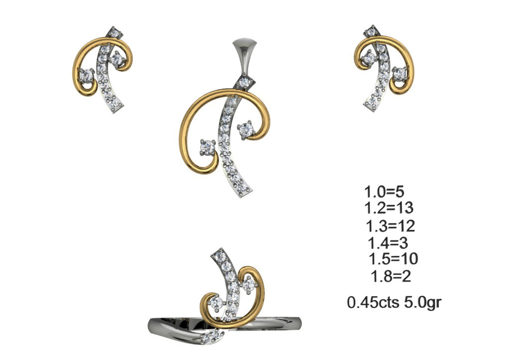 160 Pendant Sets STL & 3DM Files