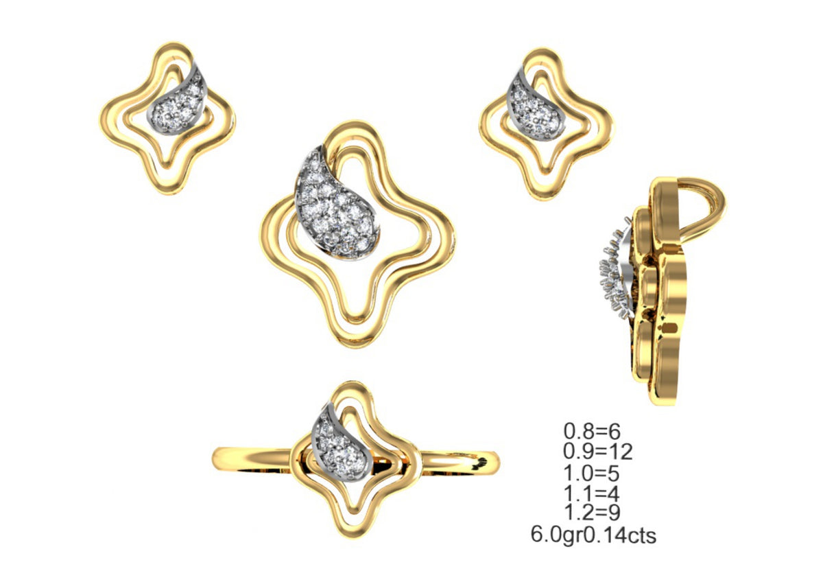 160 Pendant Sets STL & 3DM Files