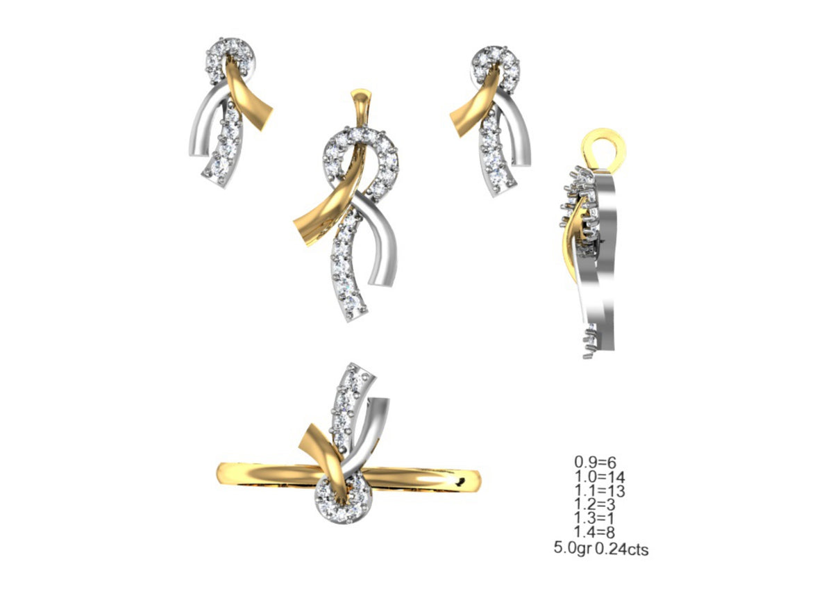160 Pendant Sets STL & 3DM Files
