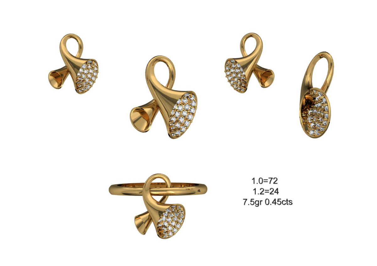 160 Pendant Sets STL & 3DM Files