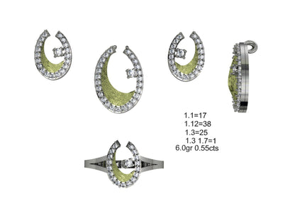 160 Pendant Sets STL & 3DM Files