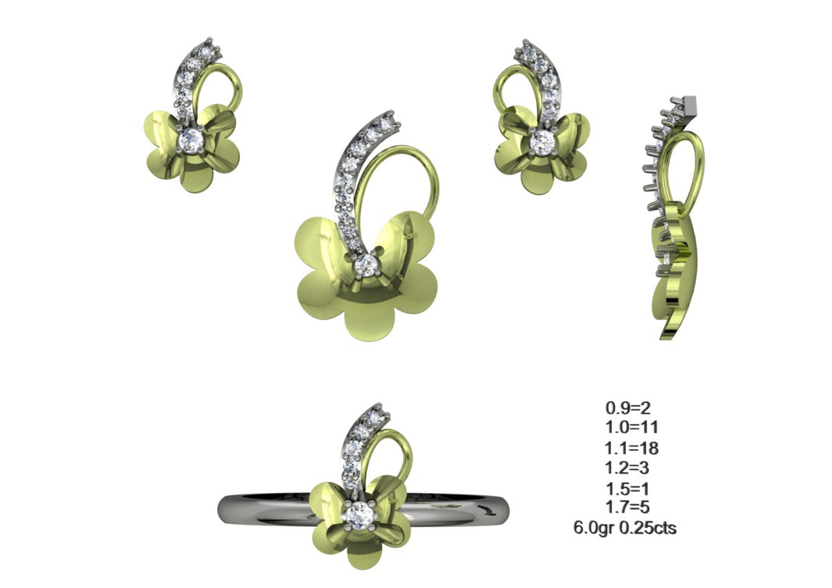 160 Pendant Sets STL & 3DM Files