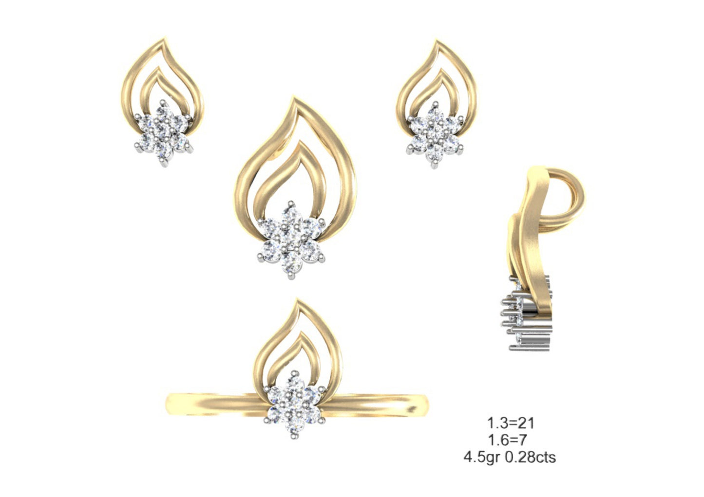 160 Pendant Sets STL & 3DM Files