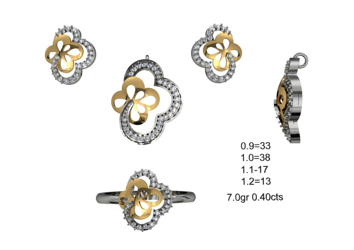 160 Pendant Sets STL & 3DM Files