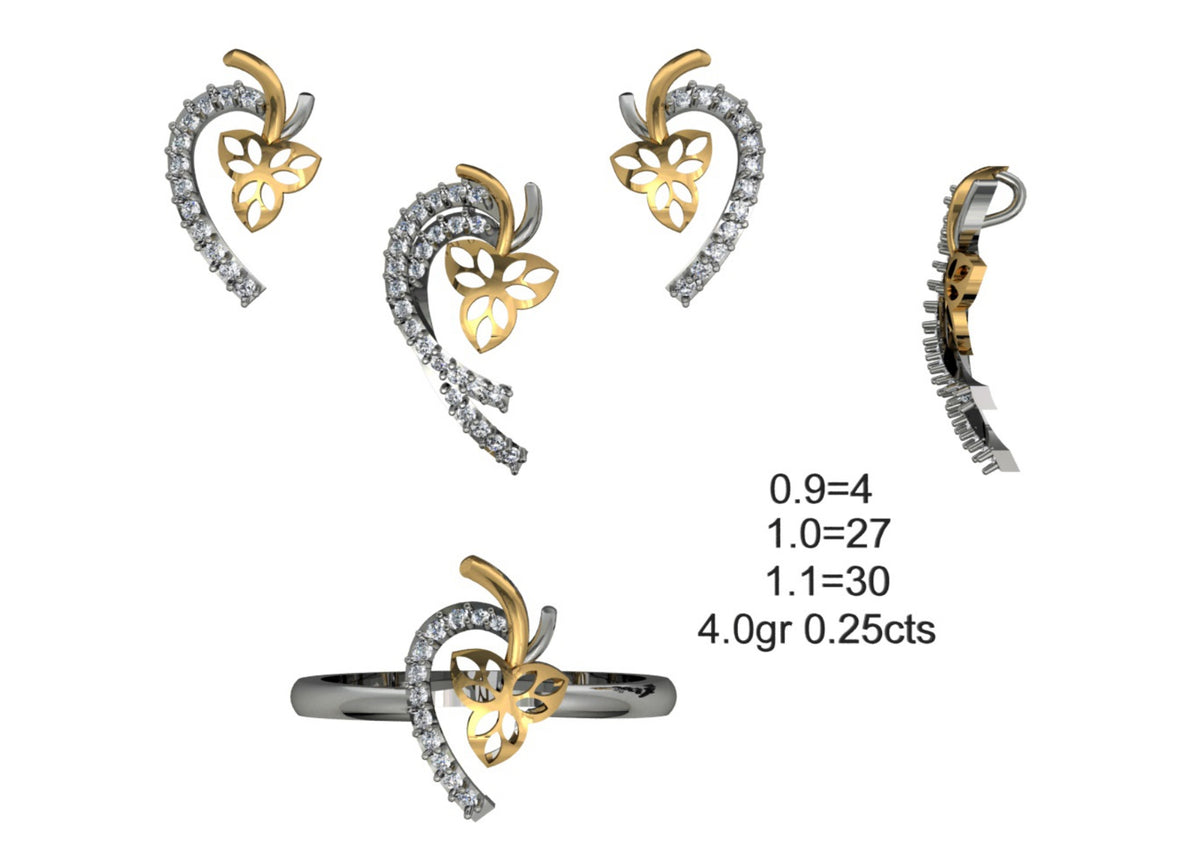 160 Pendant Sets STL & 3DM Files
