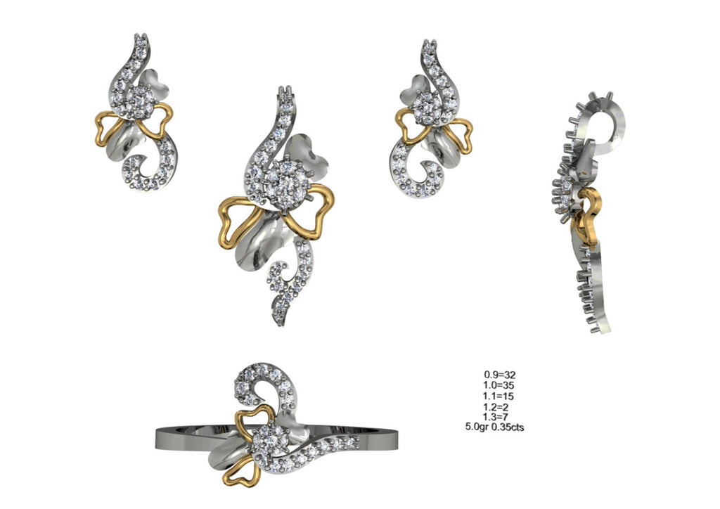 160 Pendant Sets STL & 3DM Files