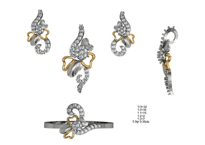 160 Pendant Sets STL & 3DM Files