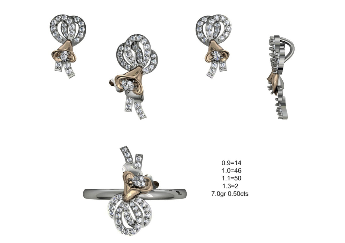 160 Pendant Sets STL & 3DM Files